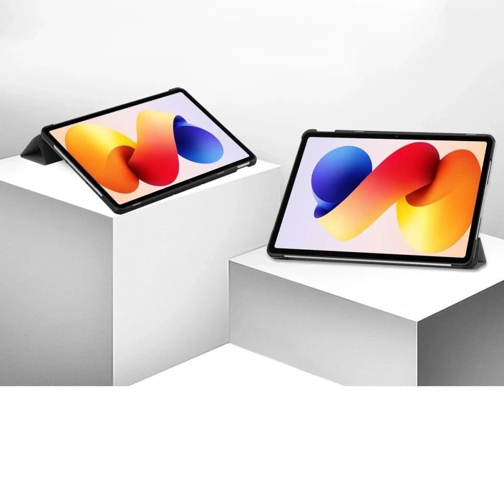 Etui z klapką Bizon Case Tab Croc do Xiaomi Redmi Pad 2 Pro szare - 2