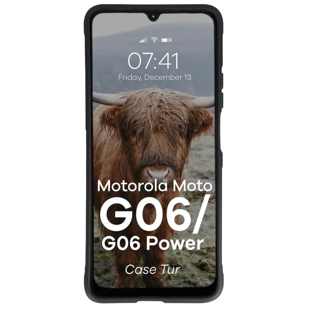 Pancéřové etui Bizon Case Tur pro Motorola Moto G06 4G / G06 Power 4G černé - 5