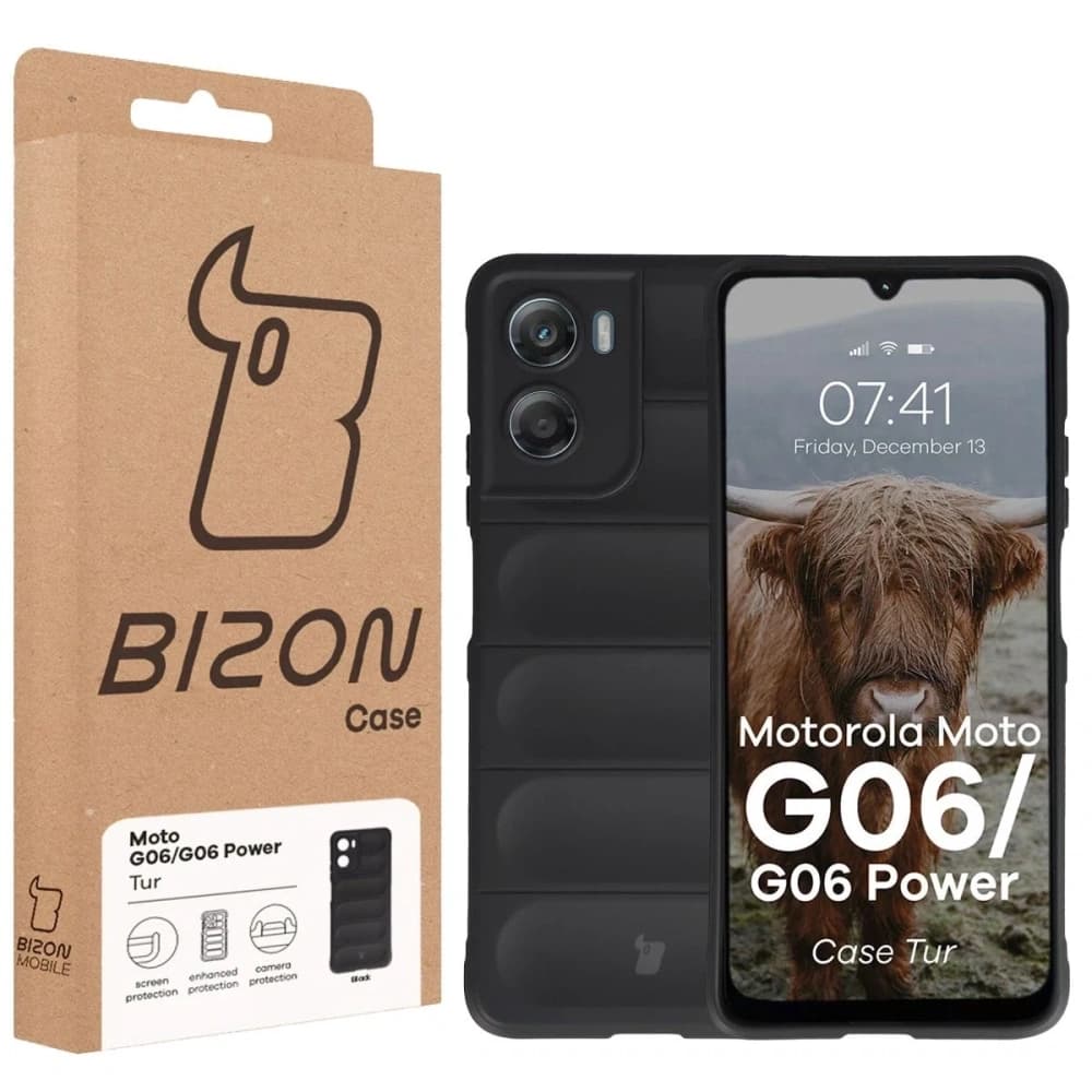 Pancéřové etui Bizon Case Tur pro Motorola Moto G06 4G / G06 Power 4G černé - 8