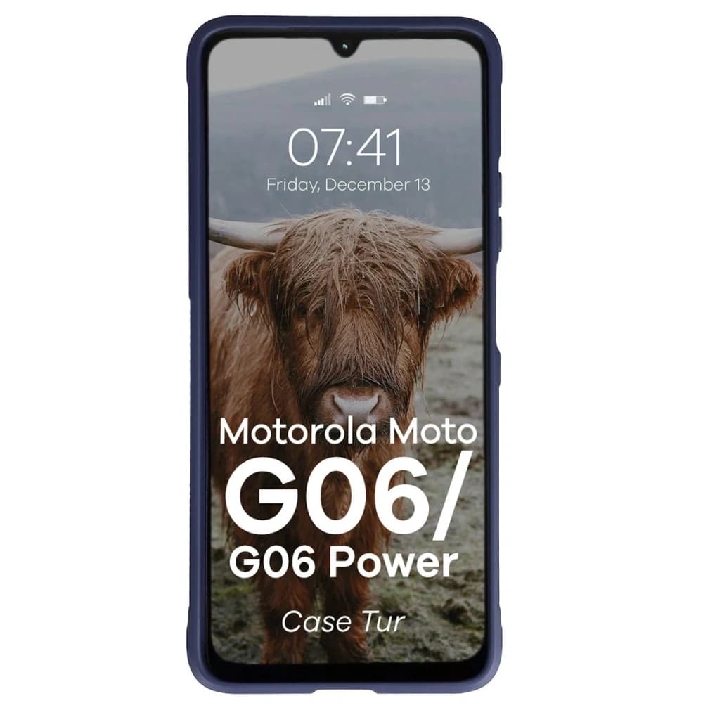 Pancéřové etui Bizon Case Tur pro Motorola Moto G06 4G / G06 Power 4 modré - 5