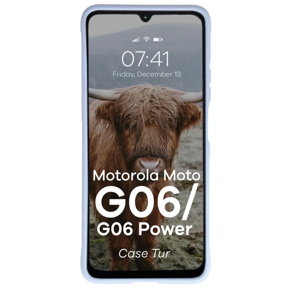 Pancéřové etui Bizon Case Tur pro Motorola Moto G06 4G / G06 Power 4 světle modré - 5
