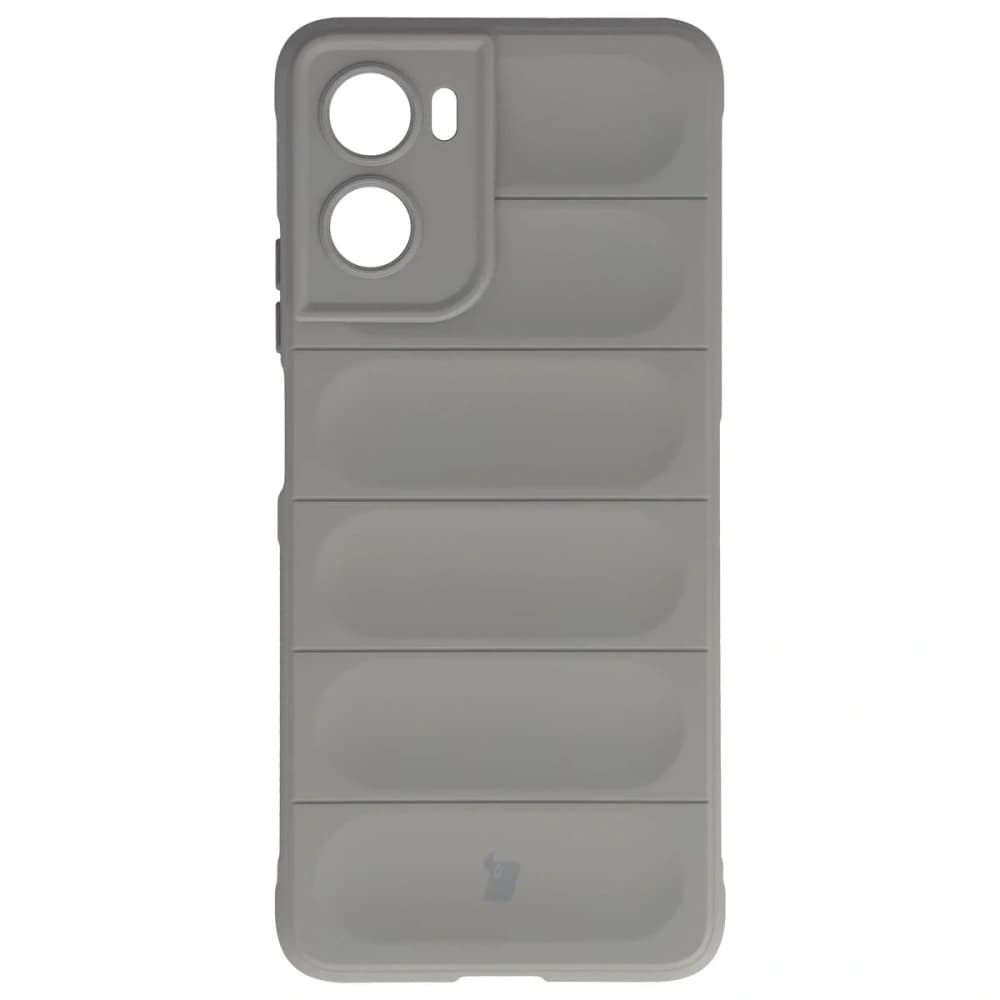 Pancéřové etui Bizon Case Tur pro Motorola Moto G06 4G / G06 Power 4 světle šedé - 2