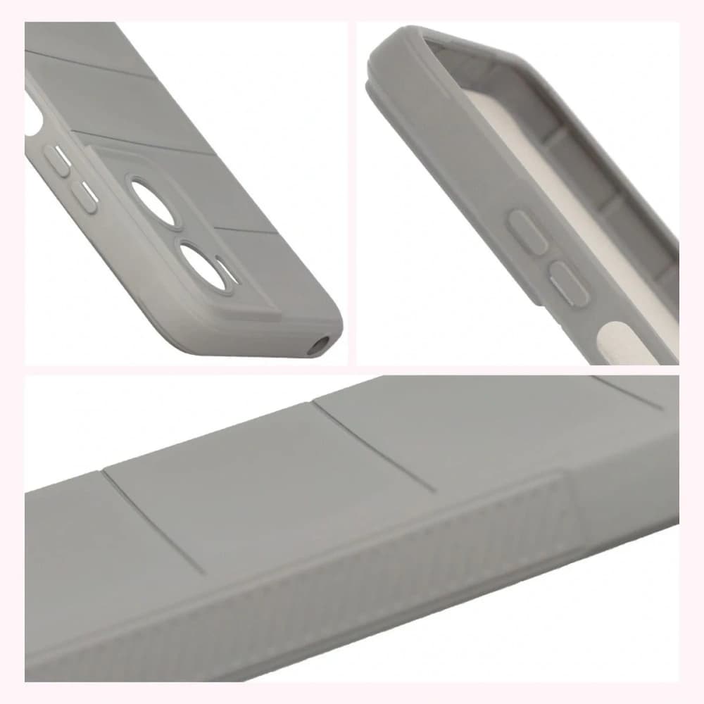 Pancéřové etui Bizon Case Tur pro Motorola Moto G06 4G / G06 Power 4 světle šedé - 7