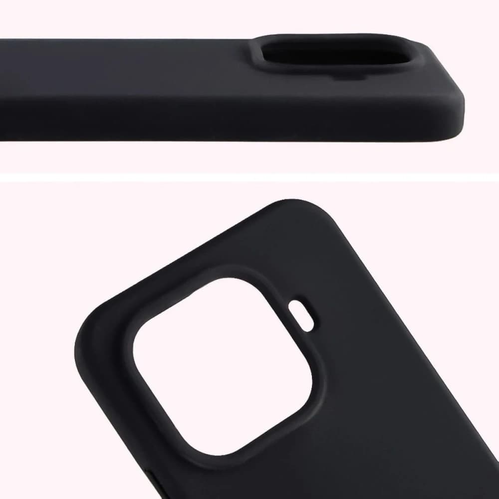 Silikon Etui Bizon Soft Case für Xiaomi 15T Pro schwarz - 5