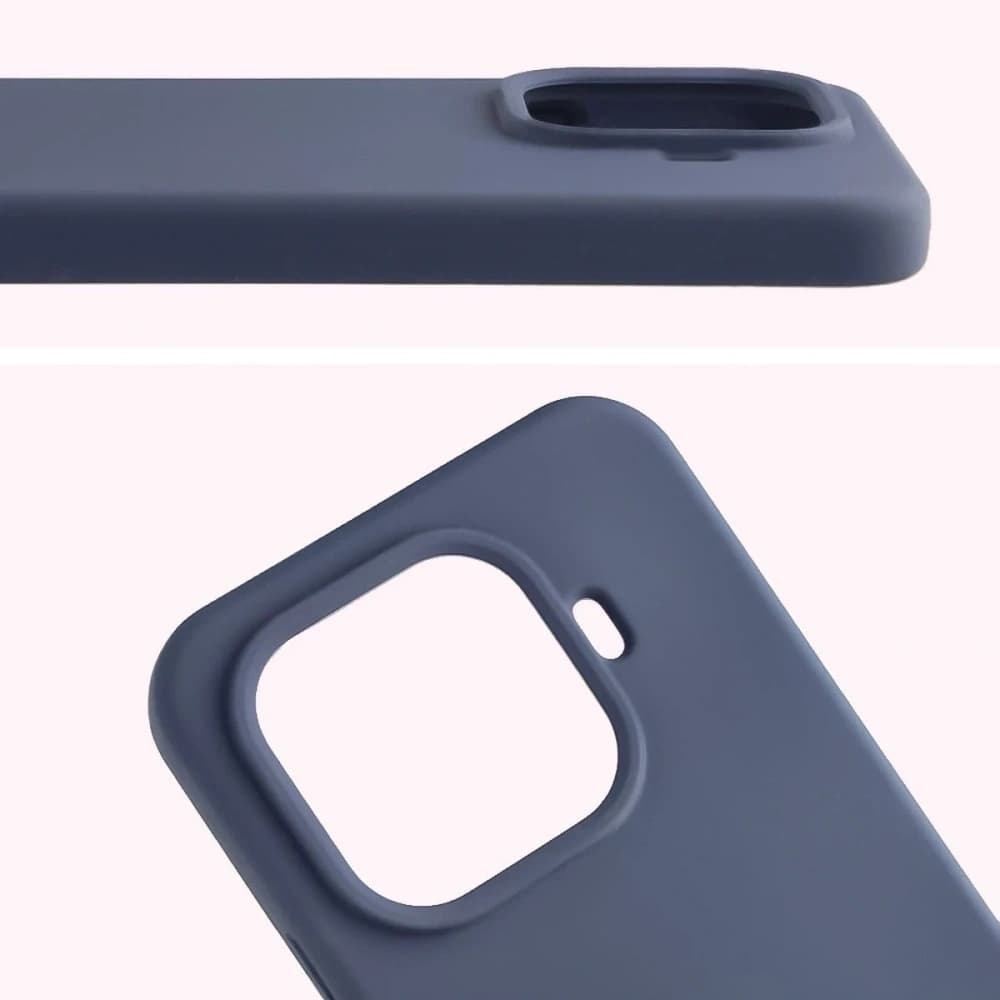 Silikonové etui Bizon Soft Case pro Xiaomi 15T Pro tmavě modré - 5