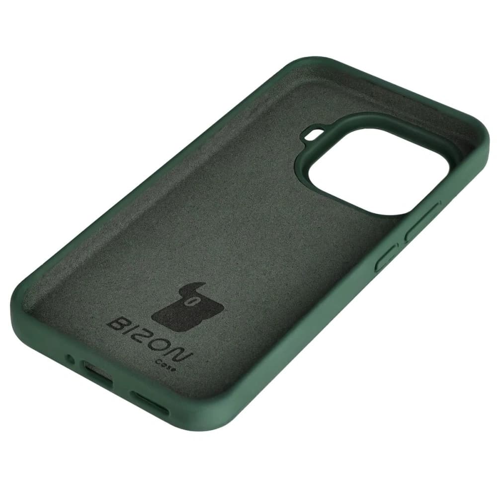 Silikon Etui Bizon Soft Case für Xiaomi 15T Pro dunkelgrün - 4