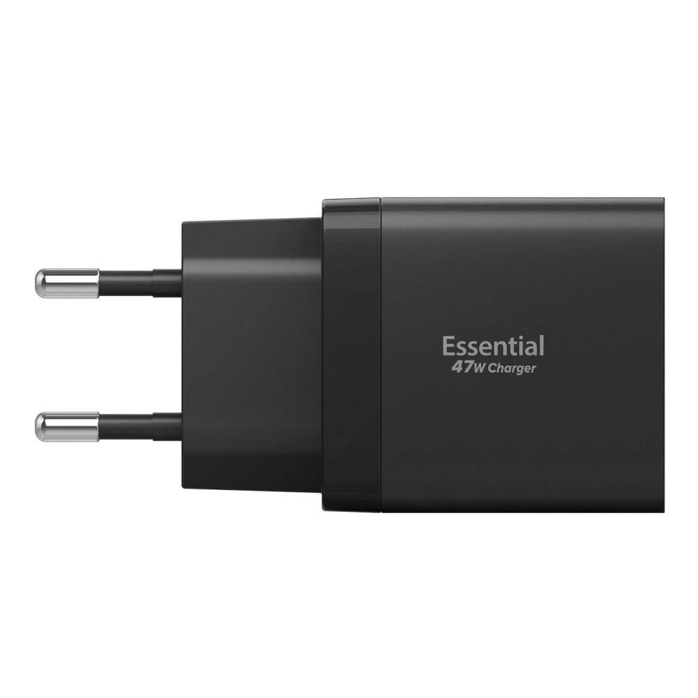 Spigen Essential EE472EU 2xUSB-C Network Charger 47W Black - 3