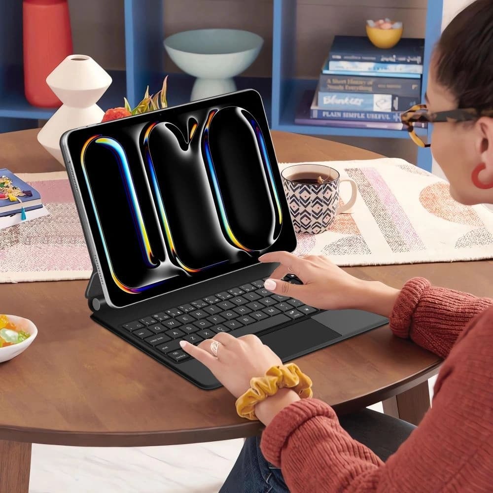 Tech-Protect SmartCase mágneses + billentyűzet Apple iPad Pro 11” 2024/2025 fekete - 10