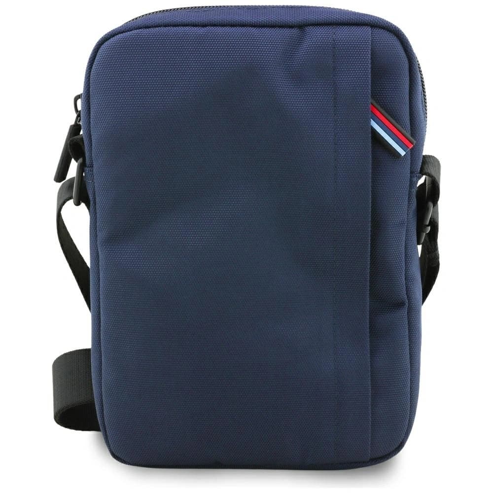 BMW Nylon Pockets&Metal Logo Bag 8" navy blue - 3