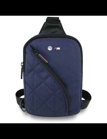 Torebka na telefon BMW Nylon Pocket&Metal Logo Crossbody granatowy