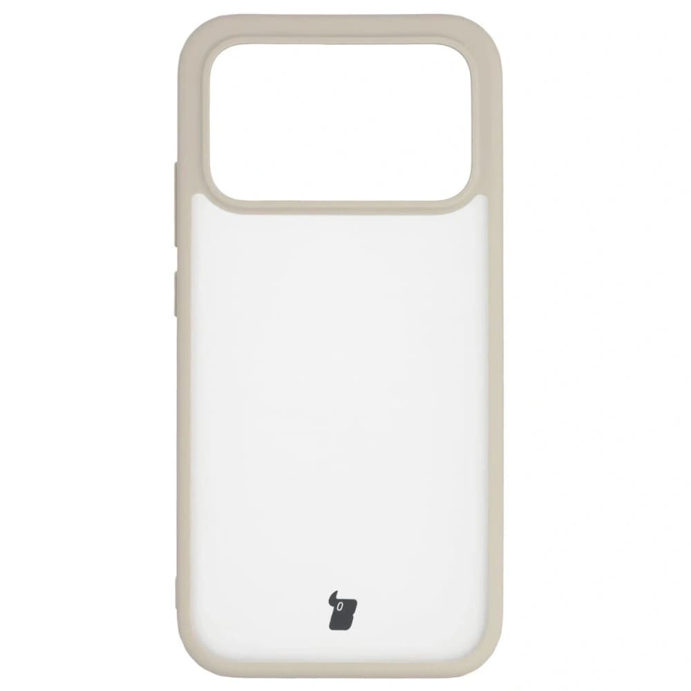 Bizon Case Angelo Xiaomi POCO F8 Pro semi-transparent with a beige frame - 2