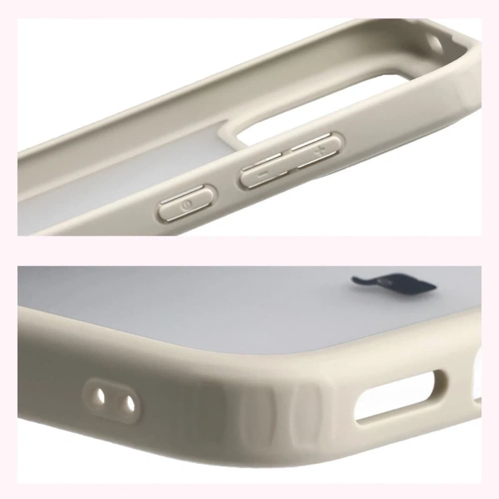 Bizon Case Angelo Xiaomi POCO F8 Pro semi-transparent with a beige frame - 4