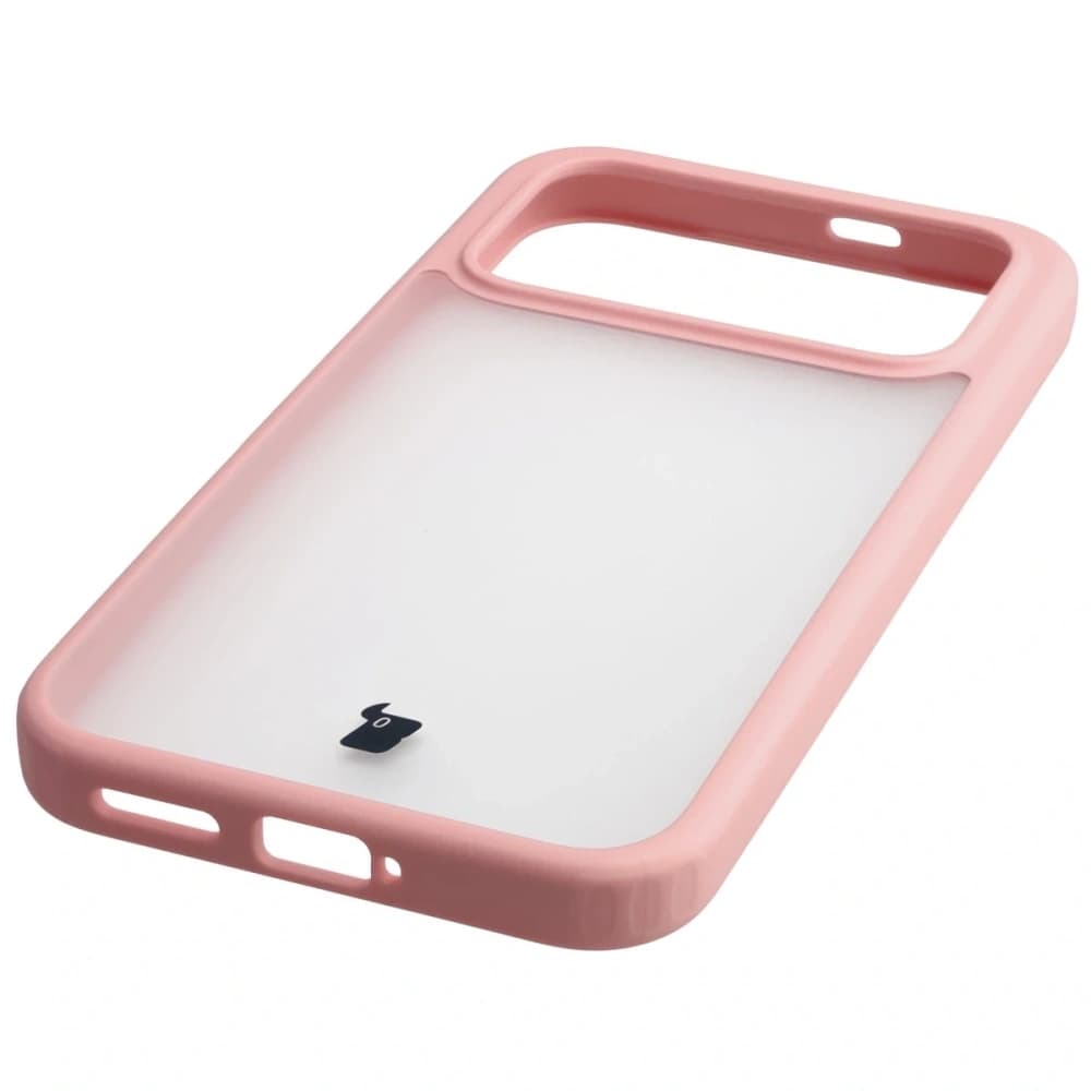 Bizon Case Angelo Xiaomi POCO F8 Pro halbtransparent mit einem hellrosa Rahmen - 5