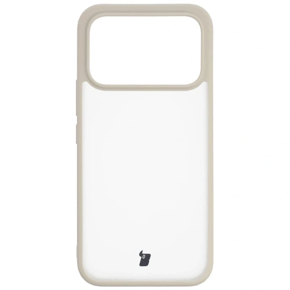 Bizon Case Angelo Xiaomi POCO F8 Ultra semi-transparent with a beige frame - 2