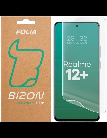 Bizon Glass Hydrogel Față Realme 12+ Plus