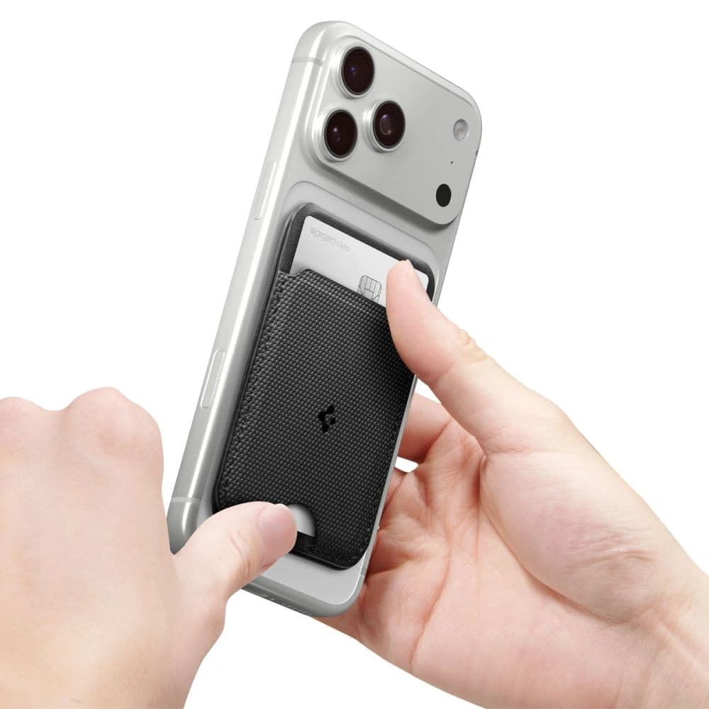 Spigen S314-1 Slim Fold Stativ MagSafe Universeller Magnetkartenhalter Schwarz - 12
