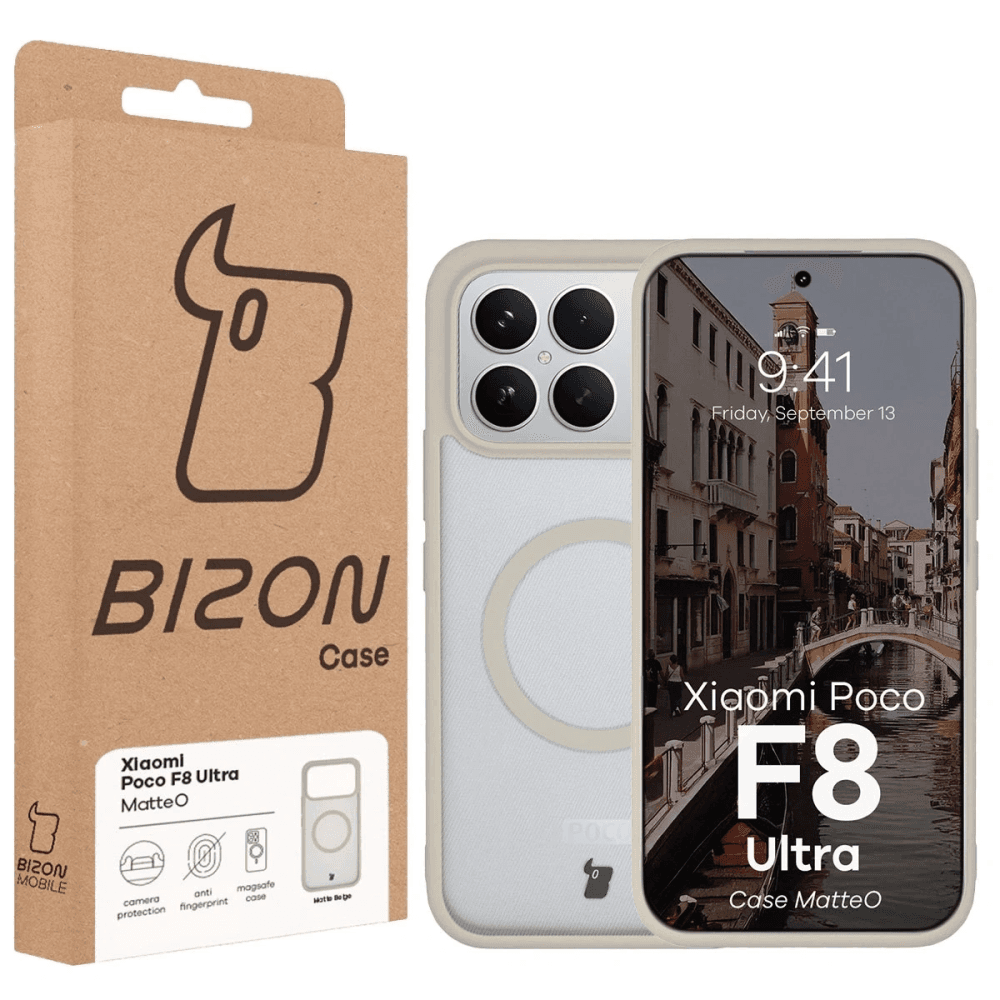 Bizon Case MatteO Magnetic Xiaomi POCO F8 Ultra smoky beige - 7