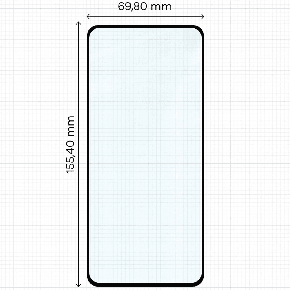 Bizon Glass Edge Duo Motorola Moto G84 5G fekete keret [2 CSOMAG]
 - 2