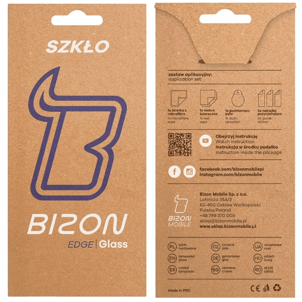 Bizon Glass Edge 2 Realme GT 8 / GT 8 Pro cadru negru
 - 5