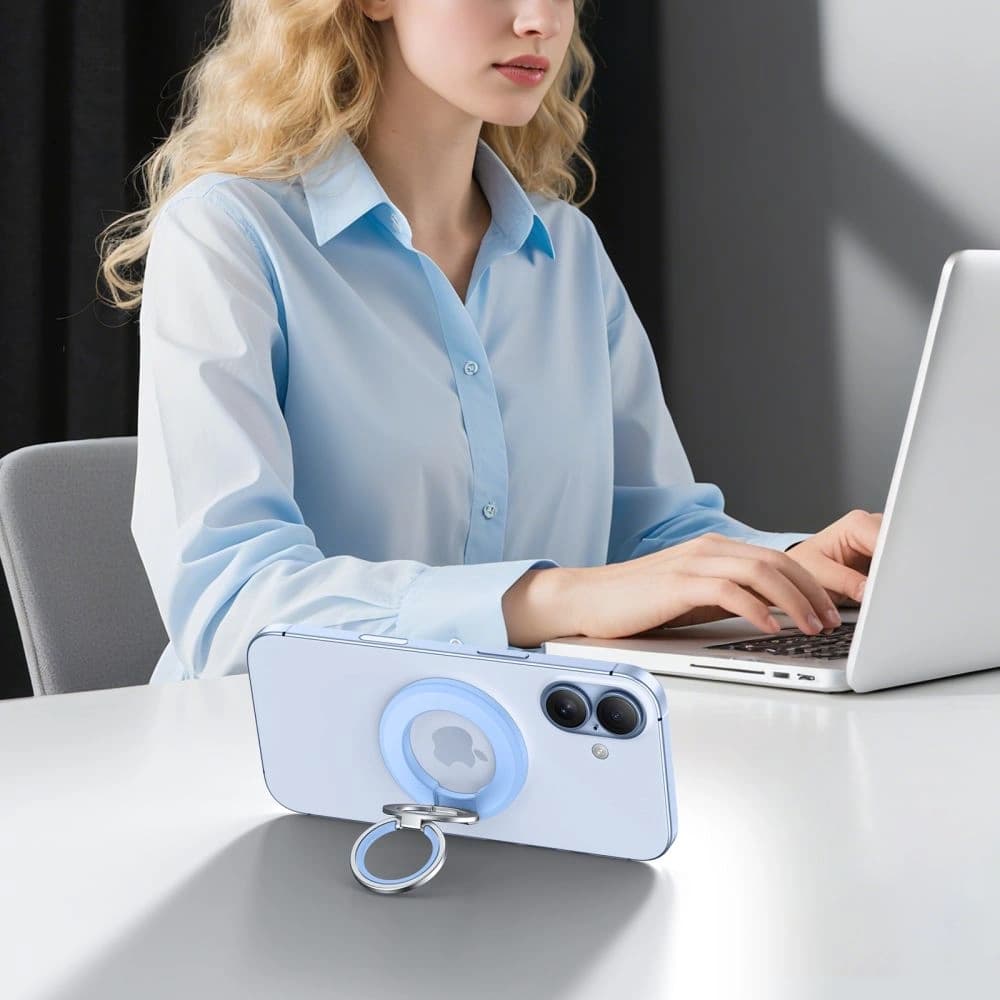 Tech-Protect MMR500 Magnetický MagSafe Telefonní Kroužek Modrý
 - 5