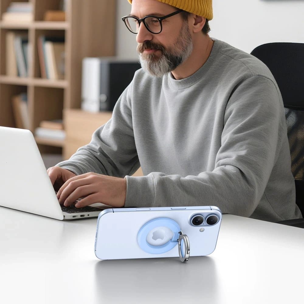 Tech-Protect MMR500 Magnetický MagSafe Telefonní Kroužek Modrý
 - 6