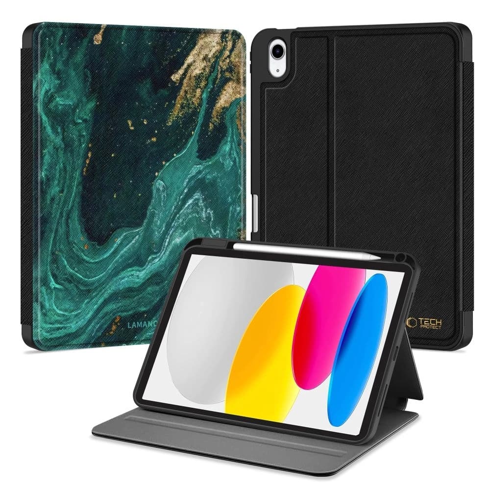 Tech-Protect Lamano Apple iPad Pro 11” 2024/2025 zöld aura
 - 1