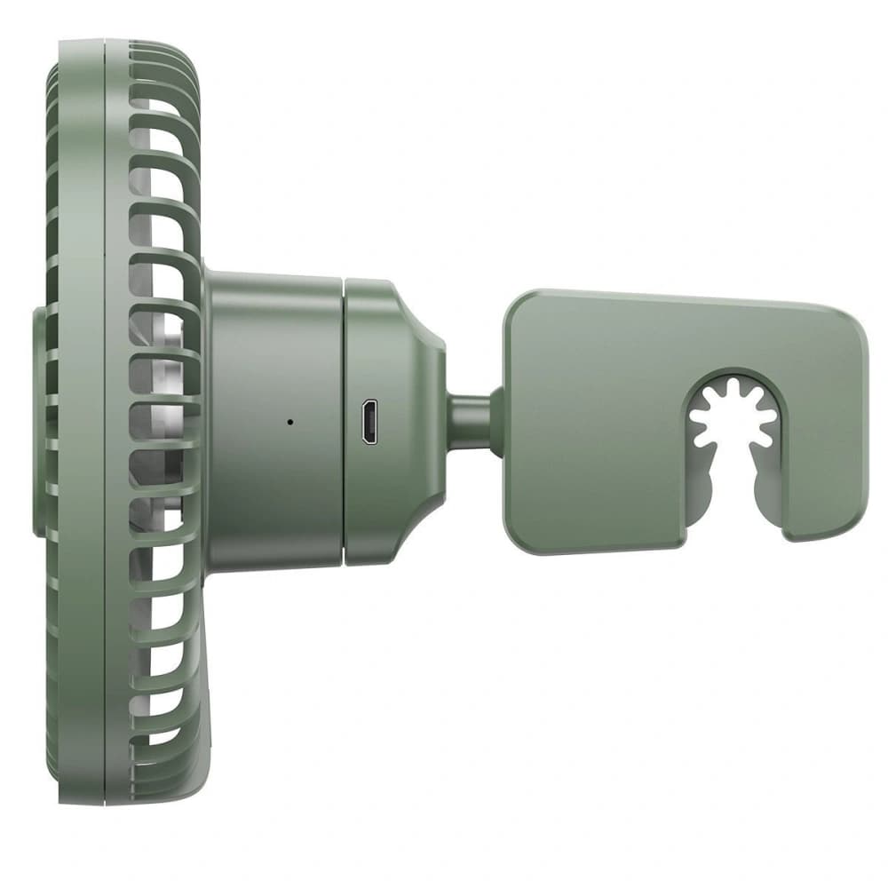 Autós ventilátor / légkavaró Baseus Természetes Szél fejtámlára, mágneses (zöld) - 3