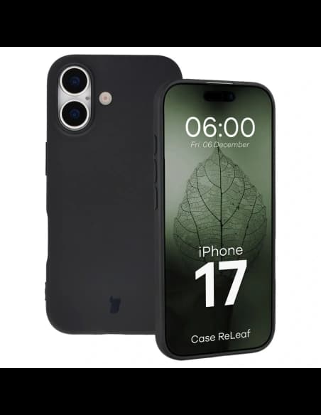 Bizon Case ReLeaf Apple iPhone 17 schwarz
