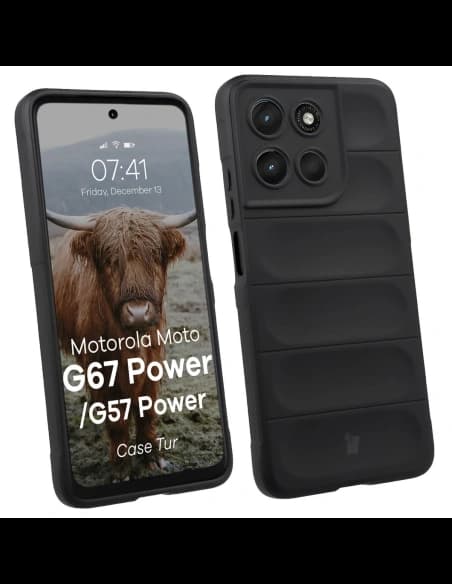 Bizon Case Tur Motorola Moto G57 Power / G67 Power black