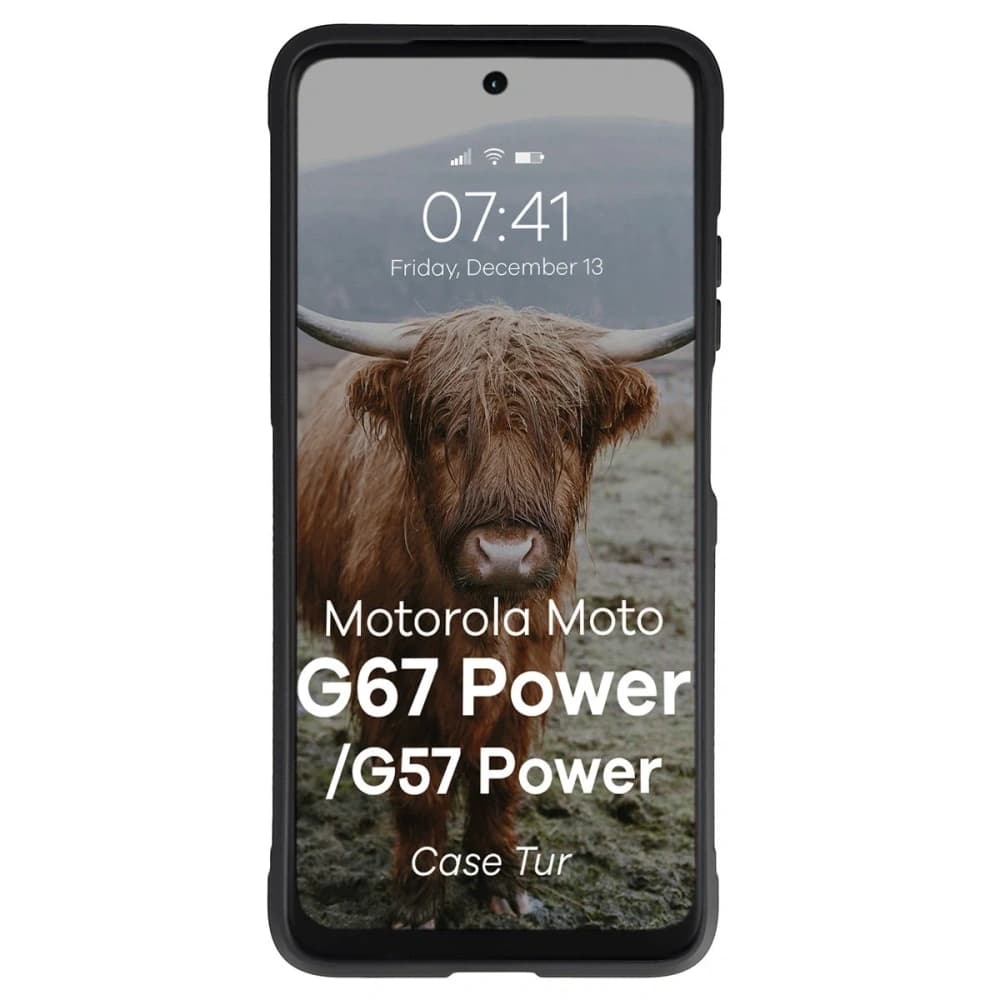 Bizon Case Tur Motorola Moto G57 Power / G67 Power negru
 - 5