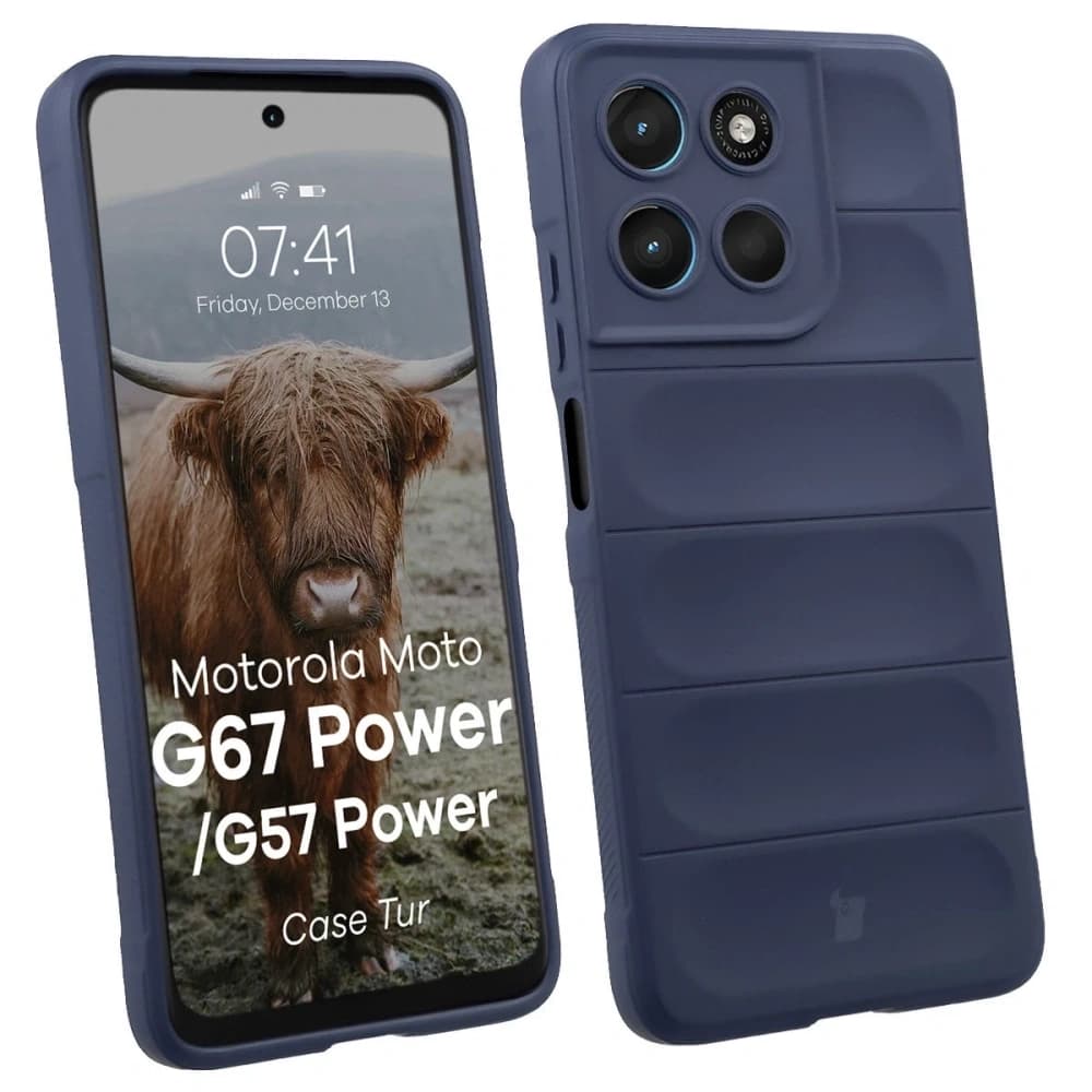 Bizon Case Tur Motorola Moto G57 Power / G67 Power námořnický modrý
 - 1