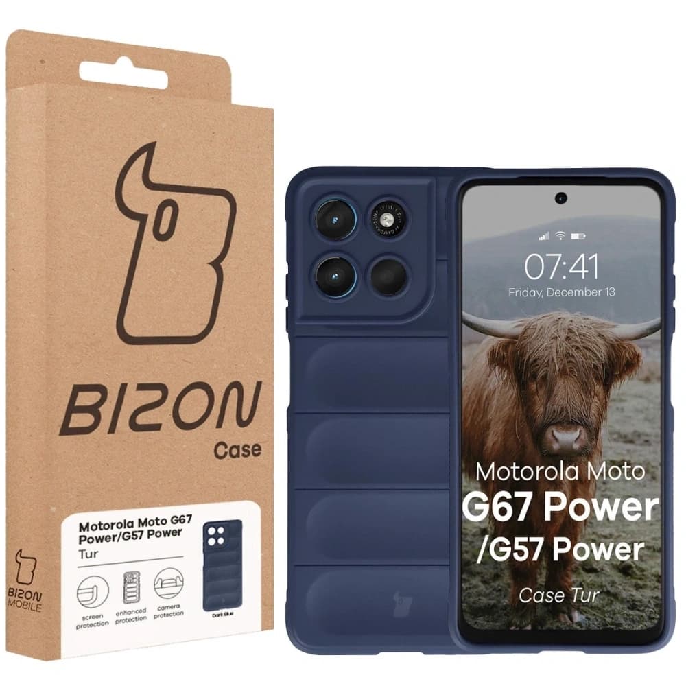 Bizon Case Tur Motorola Moto G57 Power / G67 Power námořnický modrý
 - 8