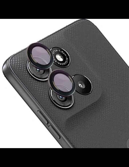 Bizon Glass Snap Lens Motorola Moto G57 Power / G67 Power black frame