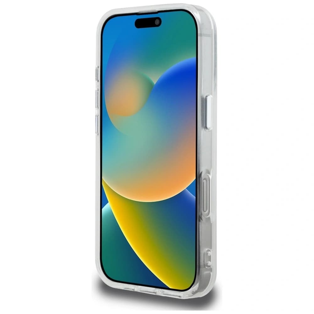 Karl Lagerfeld IML Aquarelle Karl & Choupette & Logo Apple iPhone 16 Pro alb
 - 5