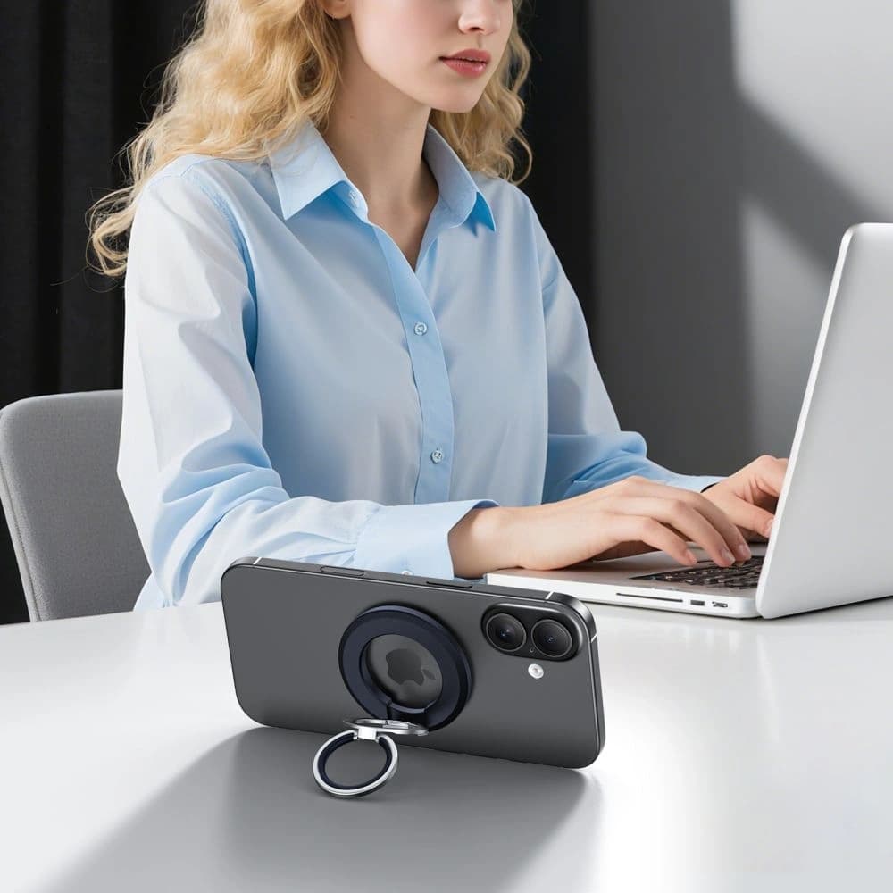 Tech-Protect MMR500 mágneses MagSafe telefongyűrű tengerészkék
 - 5