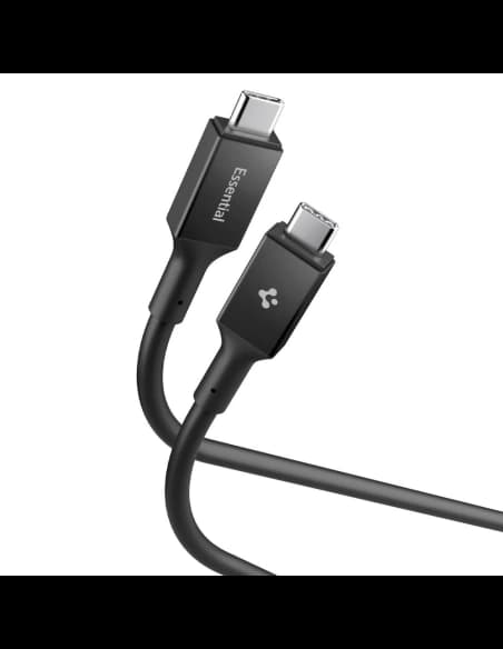 Spigen EB10020CC Základní USB-C Kabel 100W 200cm Černý
