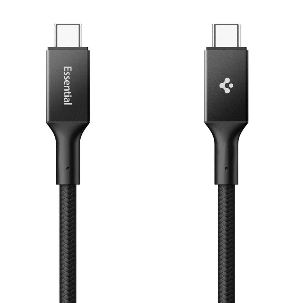 Spigen EB10010CC Základní USB-C Kabel 100W 100cm Černý
 - 2
