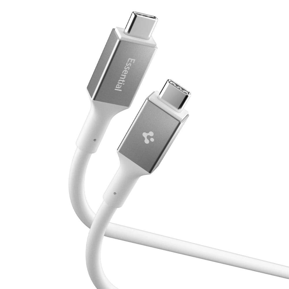 Spigen EB10020CC Základní USB-C Kabel 100W 200cm Bílý
 - 1