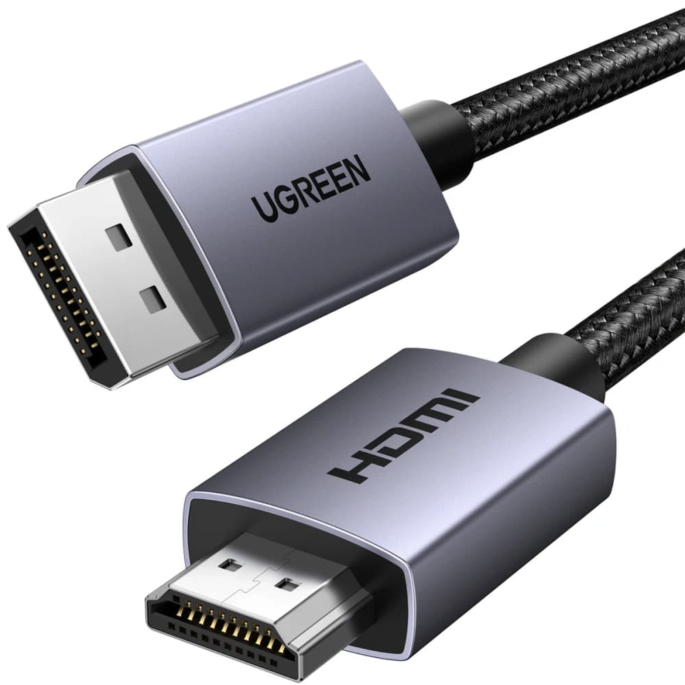 UGREEN DP123 DisplayPort / HDMI kábel 4K 30Hz 1.5m
 - 1