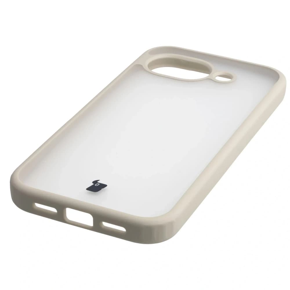 Bizon Case Angelo Google Pixel 10a semi-transparent with a beige frame - 5