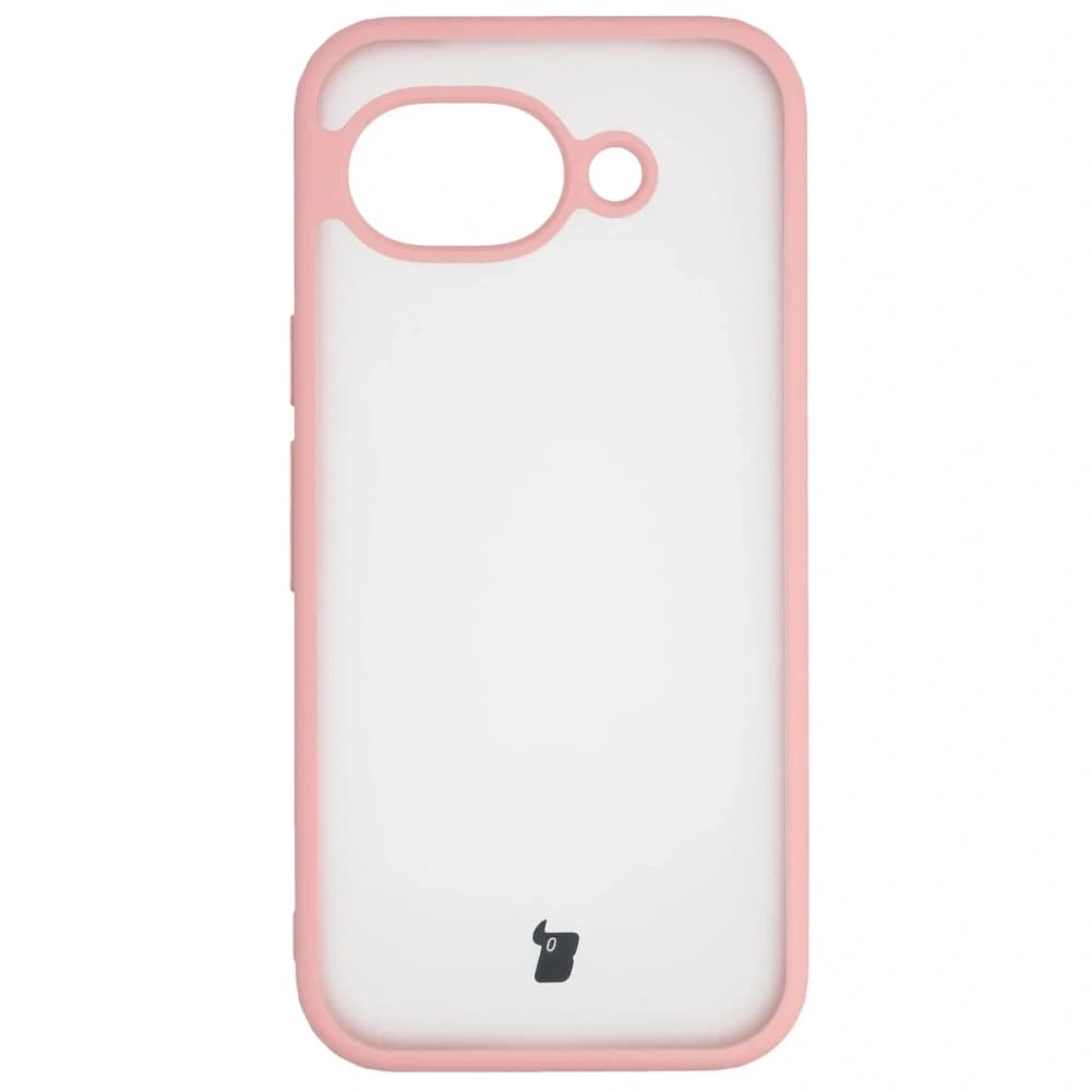 Bizon Case Angelo Google Pixel 10a semi-transparent with a light pink frame - 2