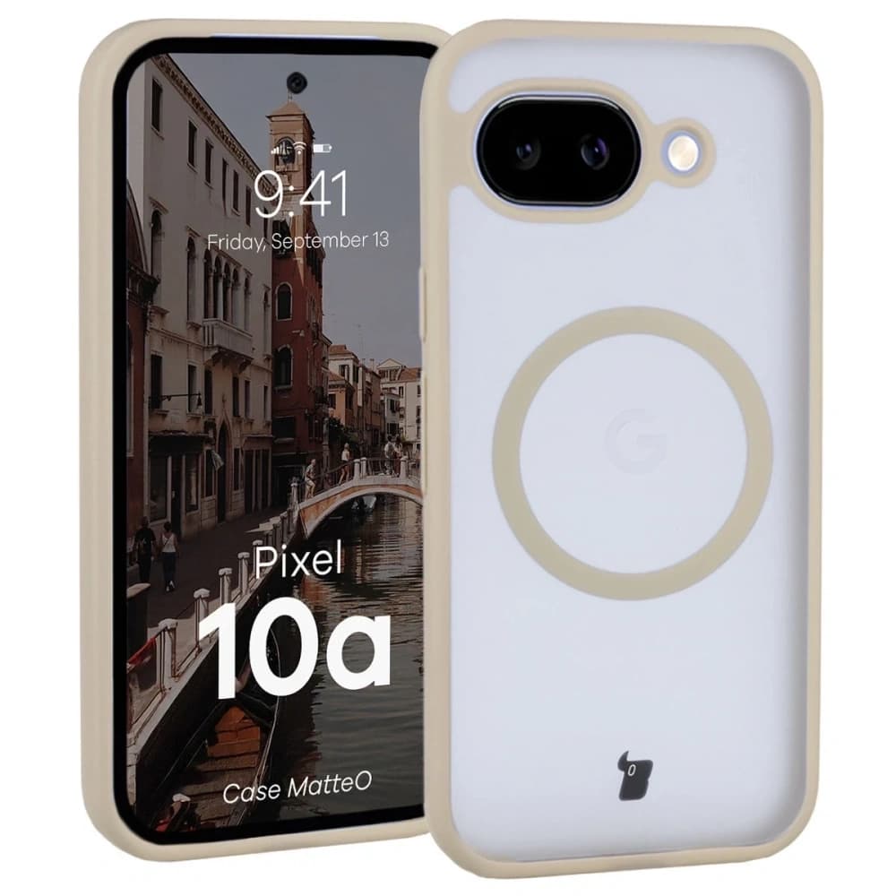 Bizon Case MatteO Magnetic Google Pixel 10a smoky beige - 1