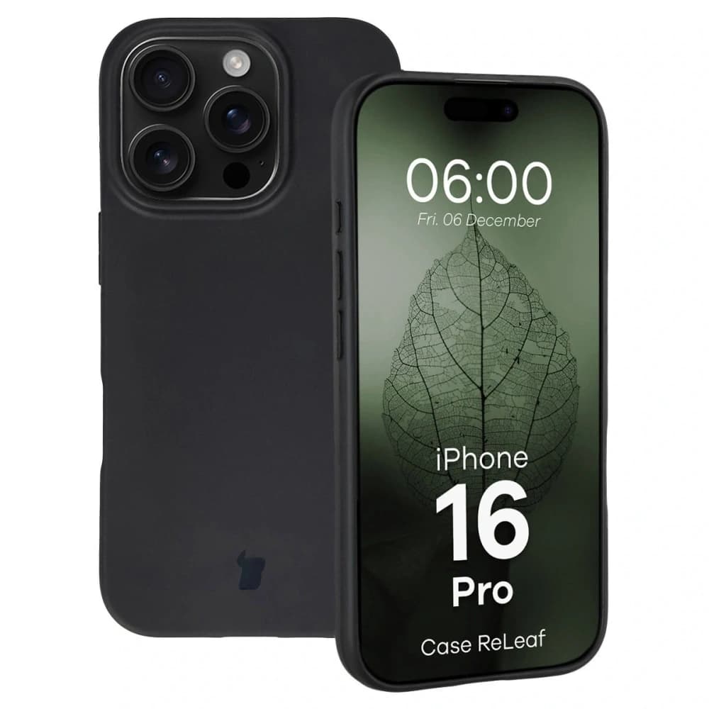 Bizon Case ReLeaf Apple iPhone 16 Pro černý
 - 1