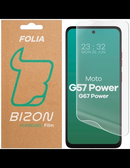 Bizon Glass Hydrogel Front Moto G57 Power / G67 Power