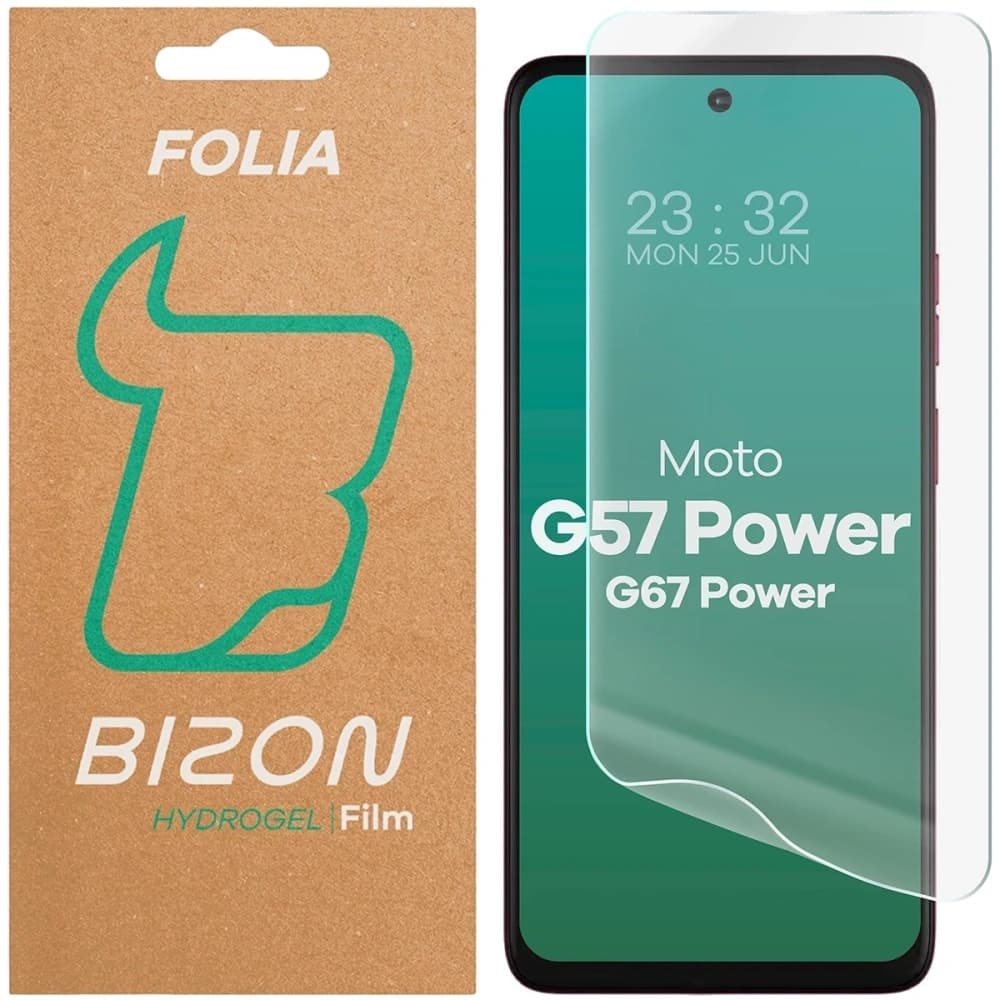 Bizon Glass Hydrogel Front Moto G57 Power / G67 Power - 1