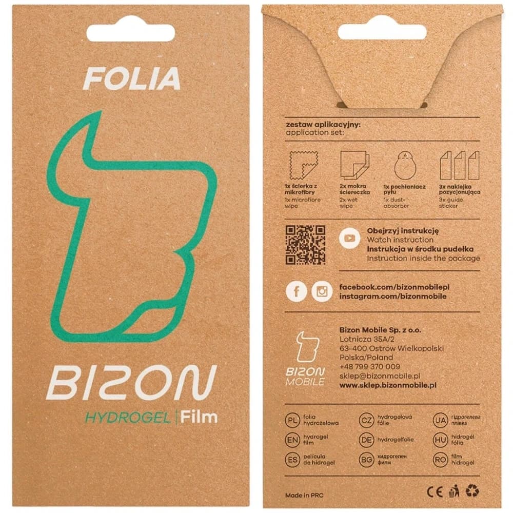 Bizon Glass Hydrogel Front Moto G57 Power / G67 Power - 6