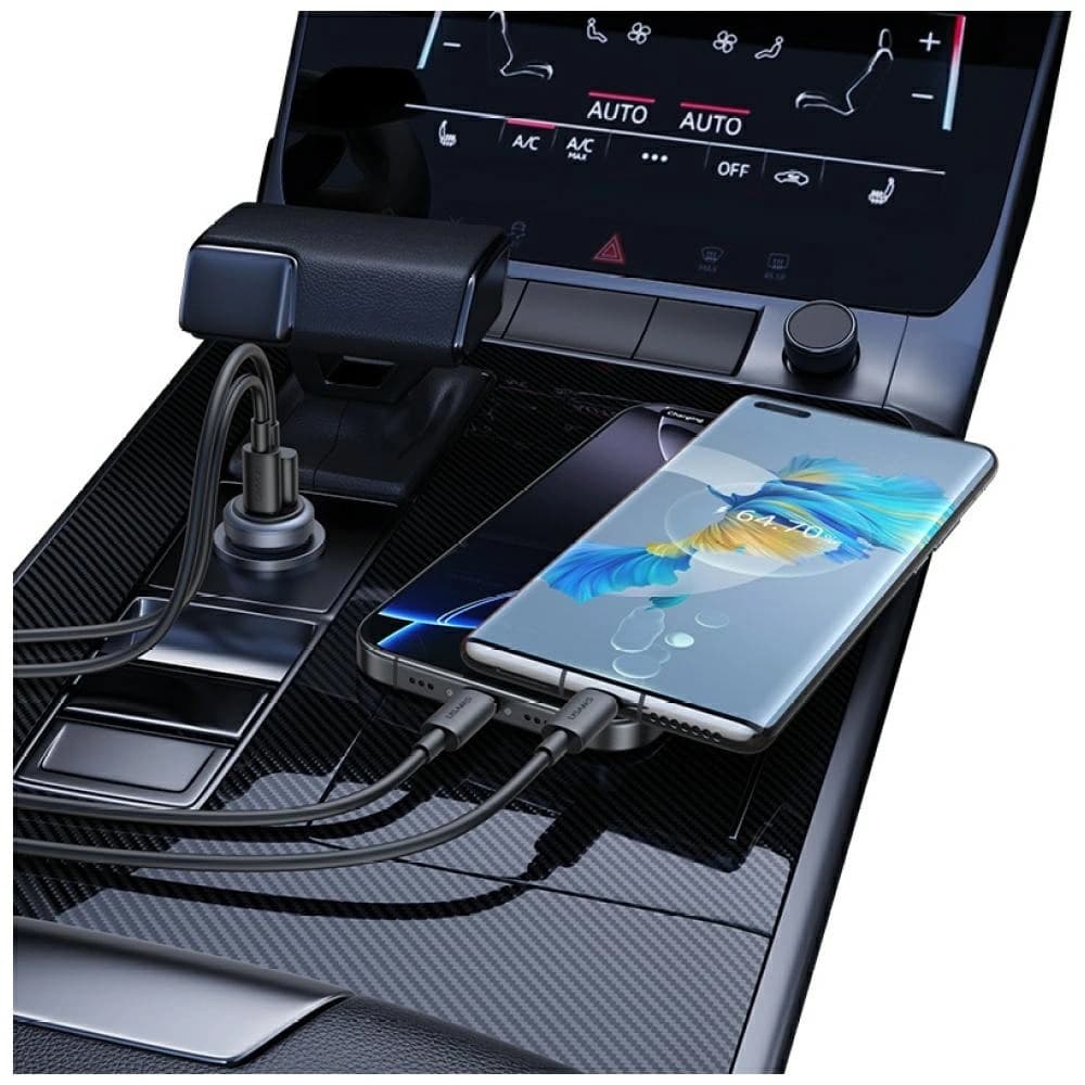 USAMS CC322 30W Car Charger USB-A USB-C tarnish - 4
