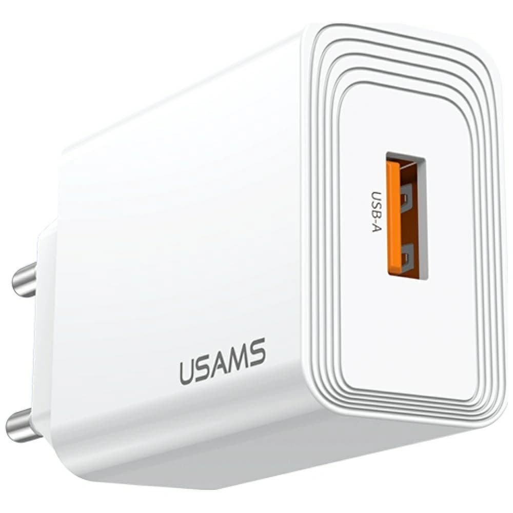 USAMS T69 18W USB-A Fali Töltő Fehér
 - 2