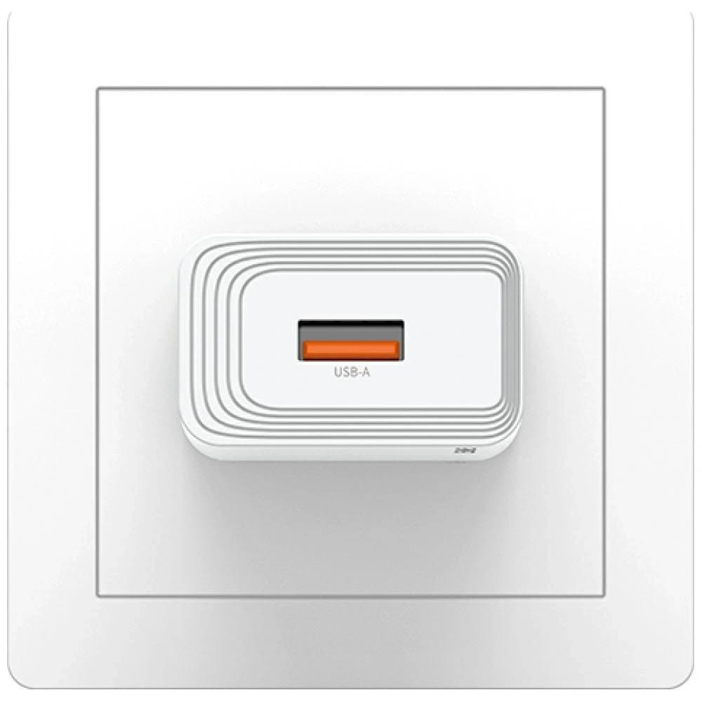 USAMS T69 18W USB-A Fali Töltő Fehér
 - 3