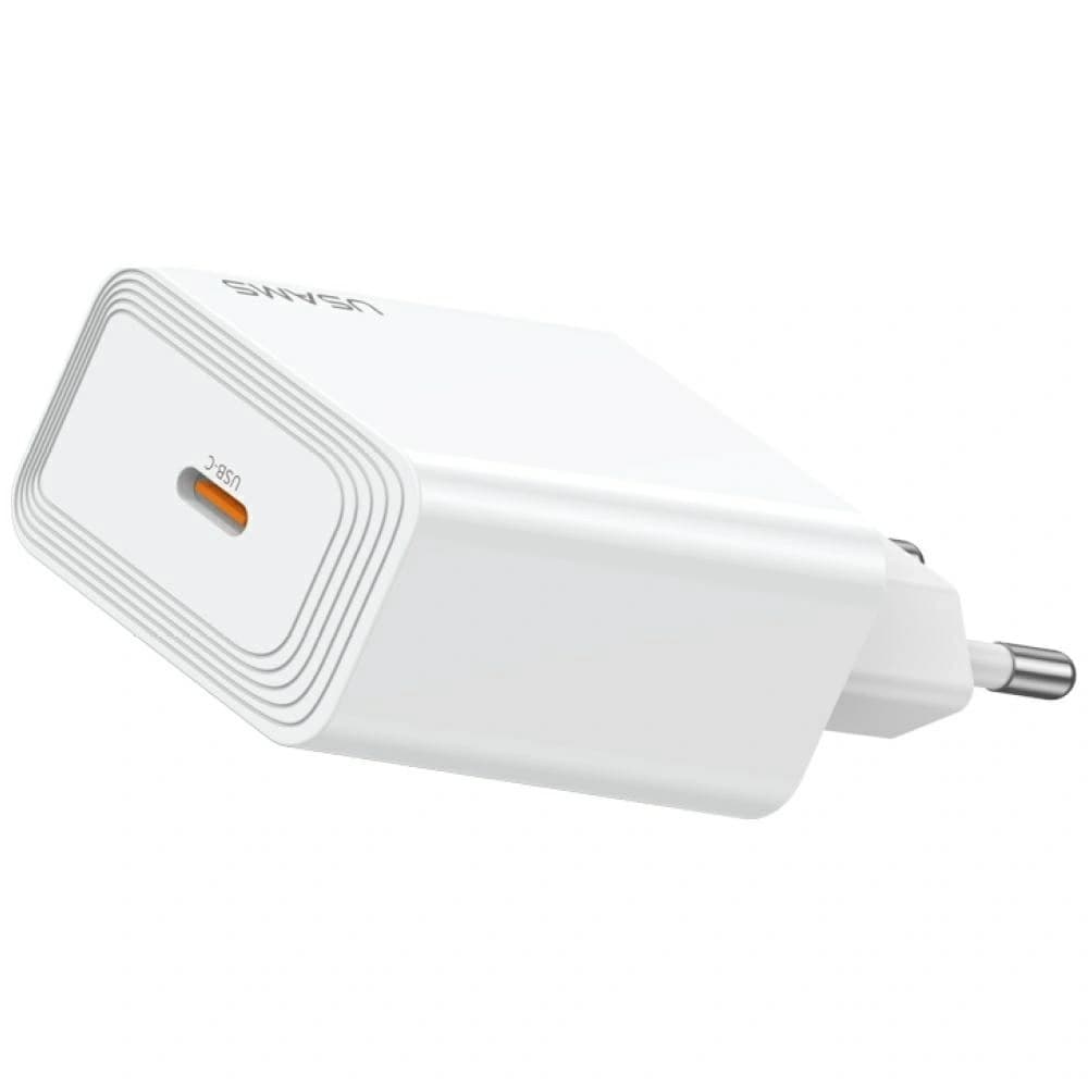 USAMS T69 30W USB-C Fali Töltő Fehér
 - 2